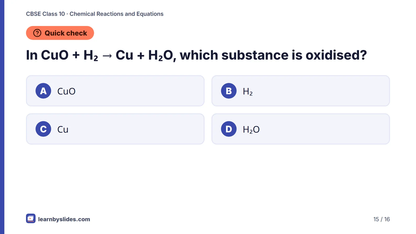 Slide 15 of 16: Quick check