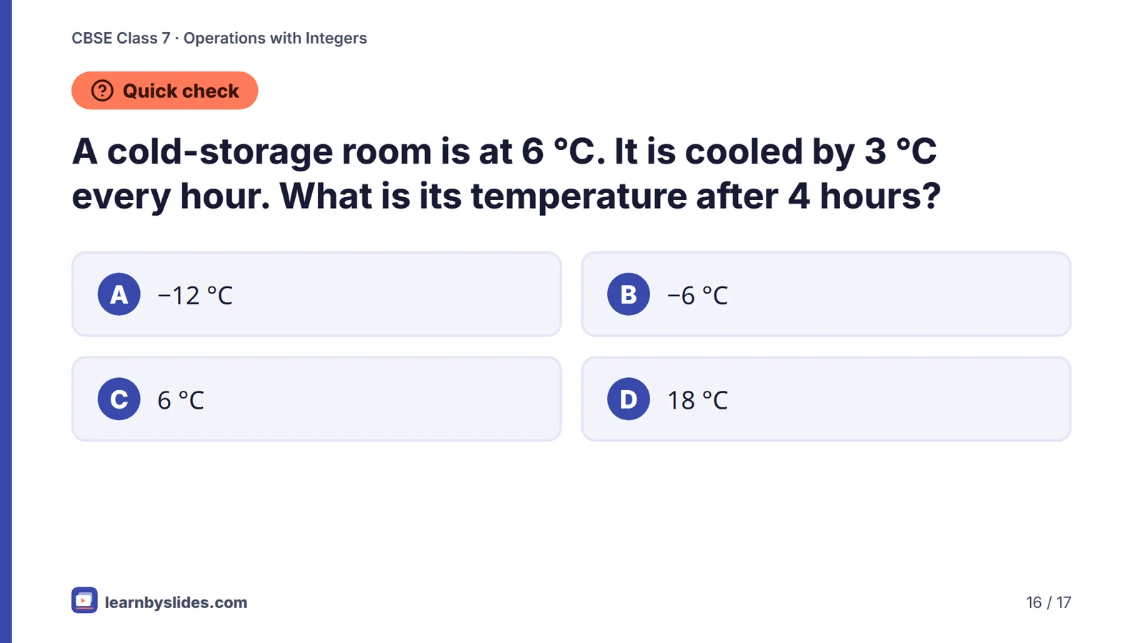 Slide 16 of 17: Quick check