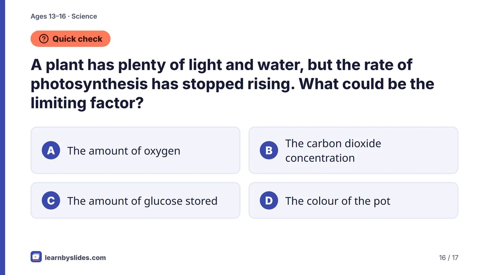 Slide 16 of 17: Quick check